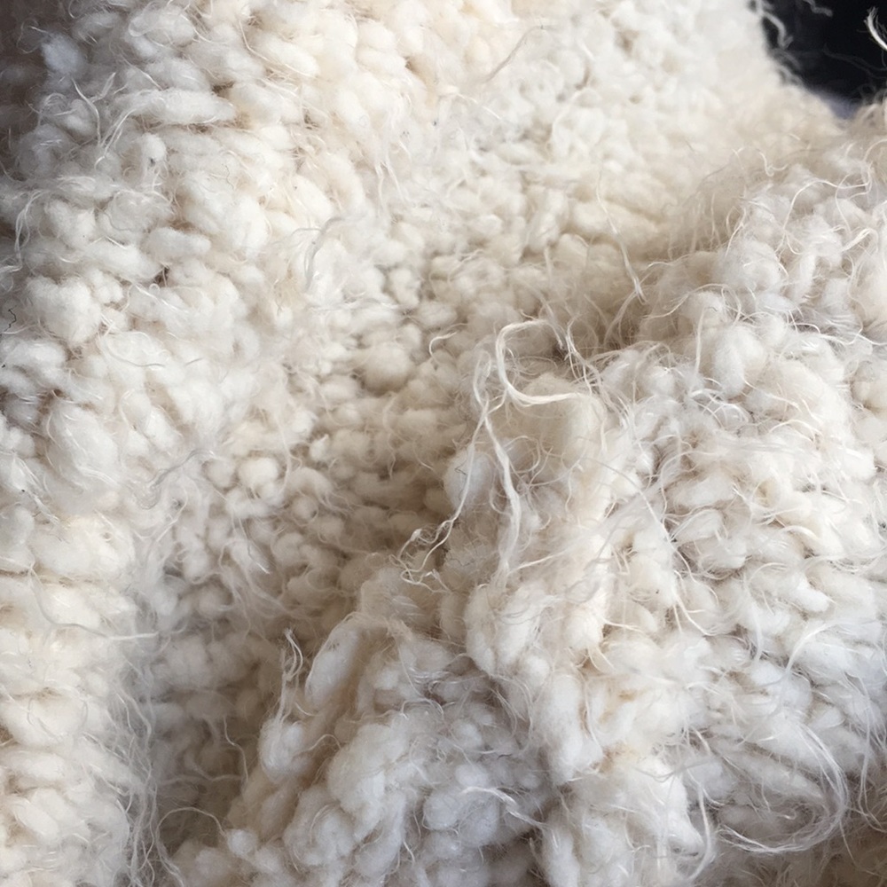 Cozy Soft Free People Fuzzy Cream Sweater